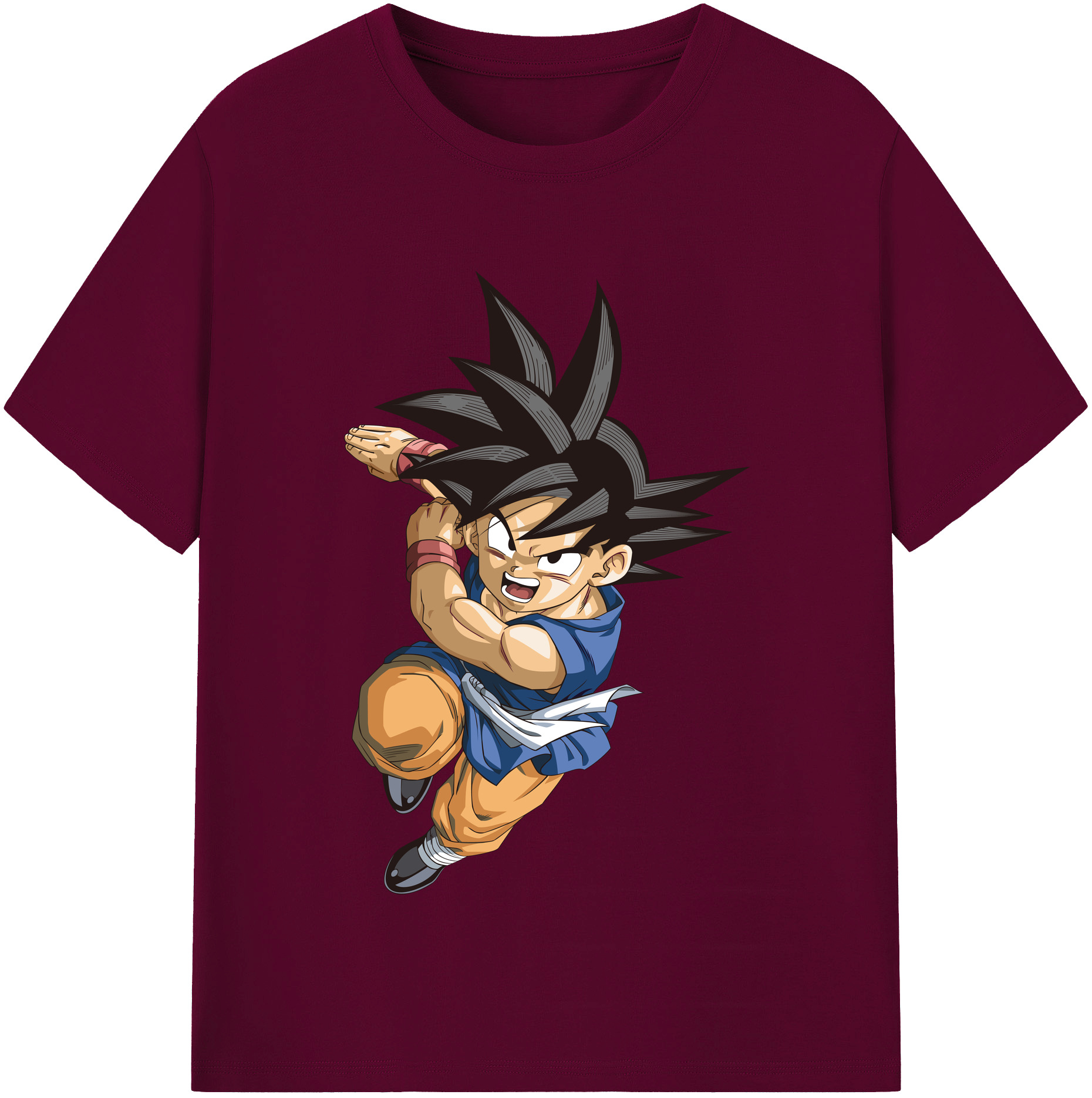 （画像用） ドラゴンボール 孫悟空（そん ごくう）Son Goku カカロット DRAGON BALL Kakarotto レディースカジュアルプリントTシャツ（綿100％）